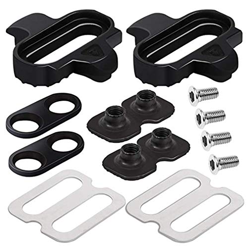 DearAnswer Mountain Bike Pedals Cleat Set Durable Stainless Steel Bike Bicycle Cycling Accessories