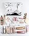 Luxe B Marble Big Makeup Bag Gold Zipper Travel Size Large Cosmetic Cute Makeup Case Train Bags Pouch Kit Brush Organizer Toiletry Travel Fashionable Marble Accessories For Women 11 X 7 inches