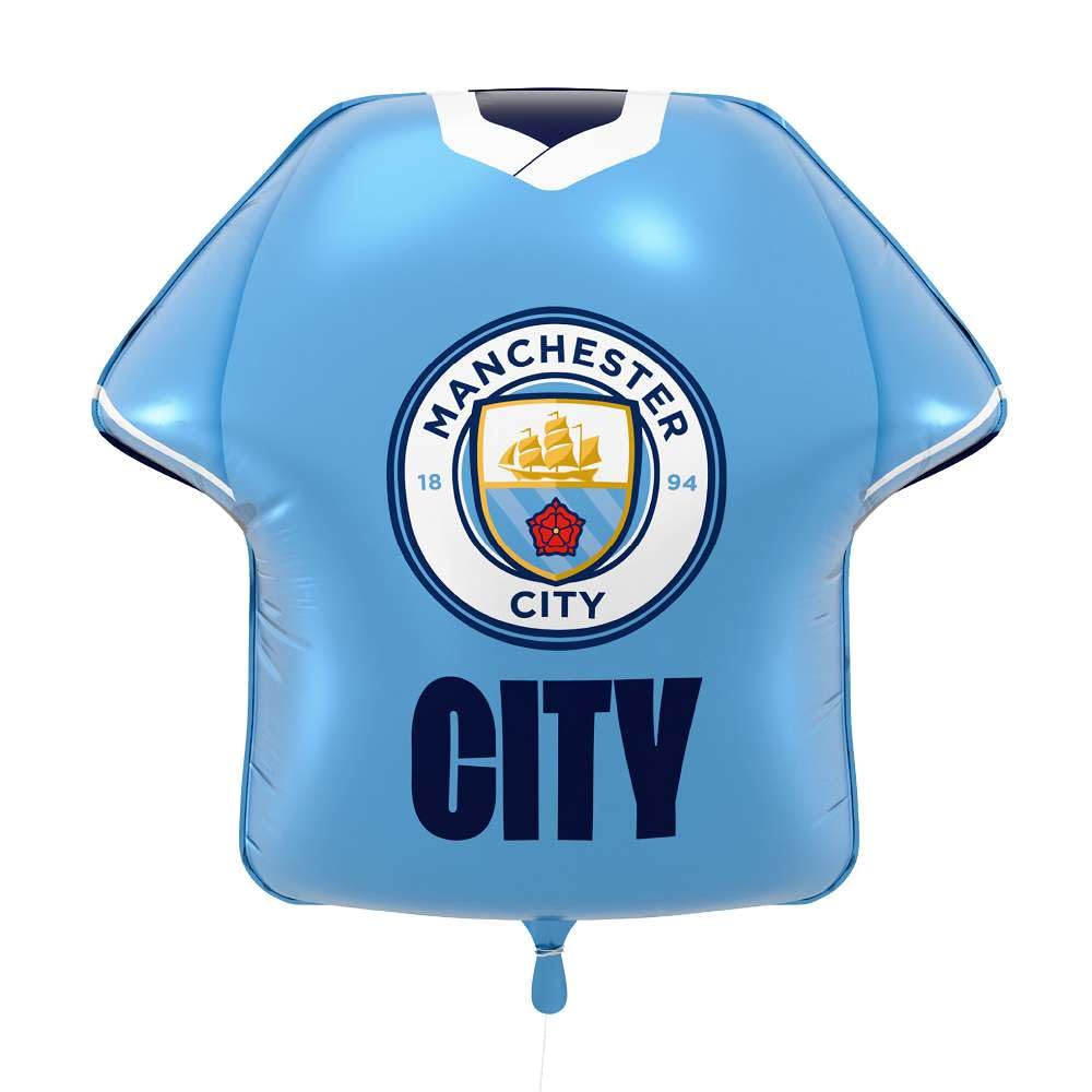 FC Jersey Foil Balloons β Officially Licensed Party Decorations, 52 x 53 cm (Manchester City) β image 1