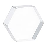 FINGERINSPIRE Clear Polished Acrylic Polygon