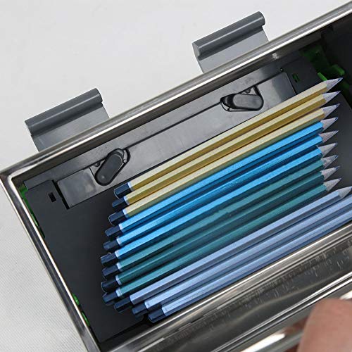 Echaprey Stainless Steel Pencil Dispenser/Straw Dispenser/Chopsticks Dispenser,for Bulk Pencil Storage/Bulk Unwrapped Drinking Straws Storage