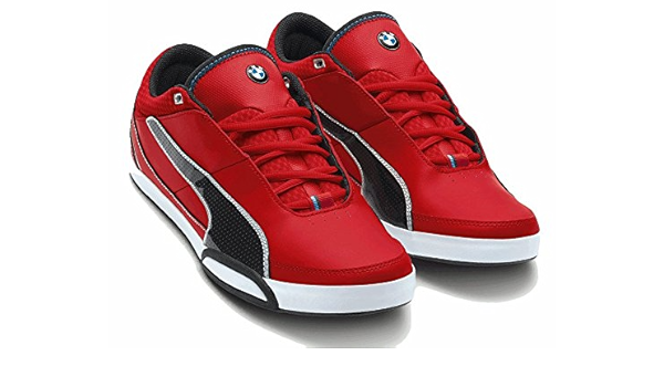 puma red shoes bmw