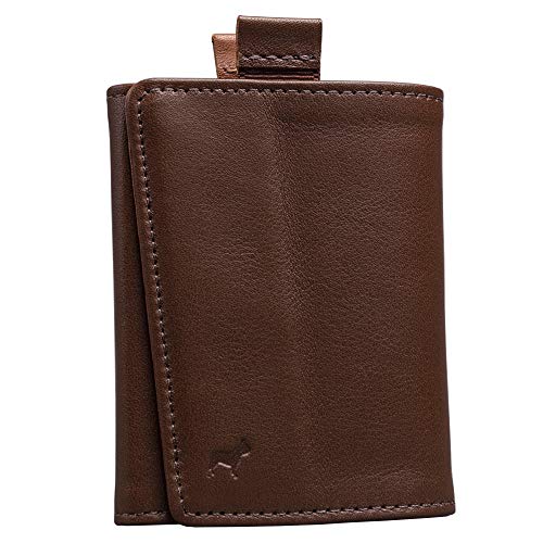 The Frenchie Co. Mini Speed Wallet | Mocha + Tan