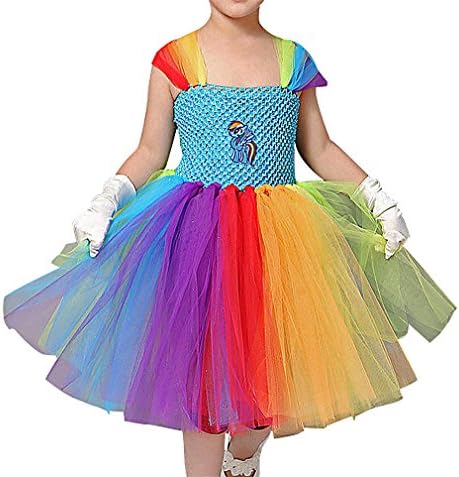 Sweety Girls' Various Colorful Designs My Little Pony Sleeveless Tutu Dresses