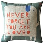 WUWE® Beautiful Peacock Tail Personalized Square Cotton Blend Linen PillowCase Decor Cushion Covers 18x18 Inch (PACK of Four)