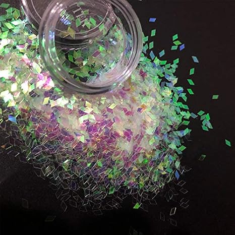 Amazon Co Jp Chentaocs ミックス妖精の顔ボディクラフトは スパンコールマニキュアは爪の装飾をきらびやかな金をバラ 色 Rainbow Diamond ホーム キッチン