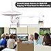 Dual-Omni-Directional Outdoor TV Antenna - ANTOP HD Digital TV Antenna with High Gain Smartpass Amplifier, 4G LTE Filter Noise-Free Reception for 4K HD Free TV Channels - 33ft Coaxial Cable