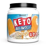Keto Kreamsicle Orange - Delicious Low Carb, Low Sugar, Exogenous Ketone, Gluten Free Shake Mix | Fat Bomb with BHB Powder Perfect for Ketogenic Diet - 15 Servings