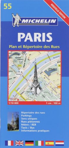Michelin Paris Street Map (Michelin Maps) by Michelin Travel Publications