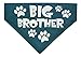 ThisWear Birthday Gifts for Dogs Big Brother Dog Birthday Outfit Pet Collar Scarf for Smaller Dogs