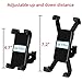Bike Mount,EMIUP Universal Cell Phone Bicycle Handlebar & Motorcycle Holder Cradle with 360 Rotate for iPhone 6s 6 5s 5c 5,Samsung Galaxy S5 S4 S3, Google Nexus 5 4 and GPS Device Up to 3.7in wide