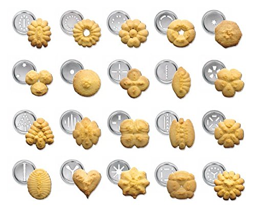 Cookie Press Kit Aluminum Biscuit Press Set Includes 20 Discs 4 Icing Tips Dkst Kitchen Chef S Best Metal Spritz Dough Cookie Gun Buy Without Risk Today Amazon In Health Personal Care