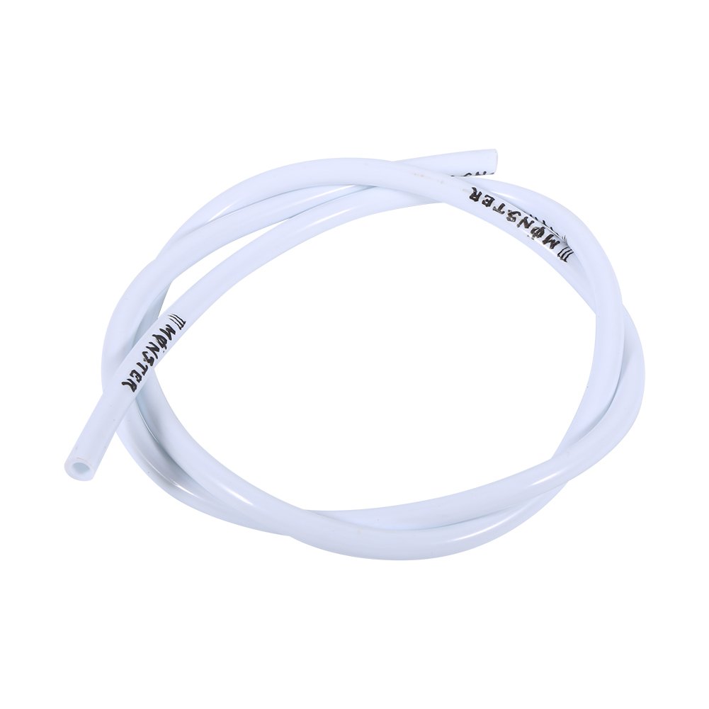 Colorful Gas Fuel Line Hose Tube Pipe Petrol 1/4 inch 3 feet for Motorcycle Dirt Pit Bike ATV Snowmobile PWC Jet Ski Polyurethane(White) Other Modification