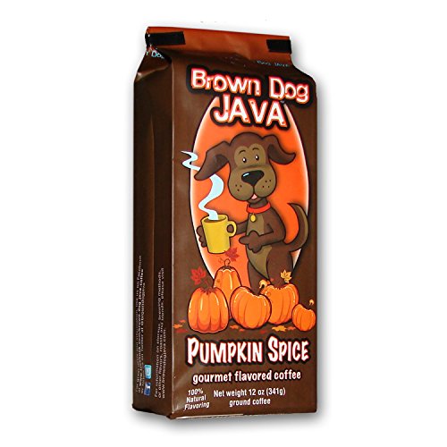 Brown Dog Java Ground Coffee, Pumpkin Spice, 12 Ounce