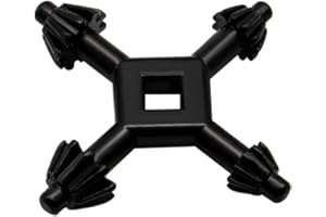 FIXINUS 4 In 1 Drill Chuck Key, Universal Chuck Key Hand Drilling Tool for Drill Press, Professional Chuck Key