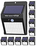 10 Pack Solar Lights Outdoor,3 Modes/100LED Solar