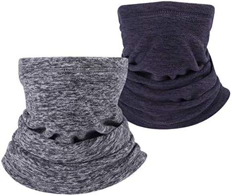 CUIMEI Neck Gaiter Neck Warmer Tube Face Mask Scarf for Cold Weather in Winter, Ultimate Thermal Retention with Fleece Fabric for Skiing Motorcycle Snowboard Cycling