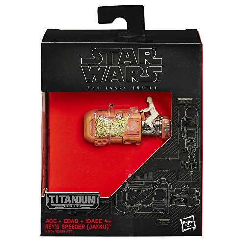 Star Wars Episode VII Black Series Titanium Rey's Speeder (Jakku)