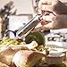 Belted Bull Stainless Steel Barbecue Meat Injector Syringe - Injector Pump –304 Grade Steel – Three Needles for Liquid or Chunky Marinades and Rubs - Cajun Injector