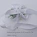 Arlai Set of 2,Wrist Corsage Wristband Roses Wrist Corsage for Prom, Party, Wedding White