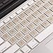 CaseBuy MacBook Pro 13 Keyboard Protector Cover Skin for New Macbook 12 Inch A1534 and New MacBook Pro 13 Inch A1708 (2016 Version, No TouchBar)(Hollow Gold)