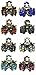 Set of 8 Mini Jaw Clips 0678-8