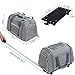 Petsfit Not Airline Approved Pet Rolling Carrier with Removeable Wheels for Pets up to 22 Pounds, 23″ Lx13 Wx14 Hthumb 2