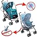 Rain Cover - Mosquito Net - Stroller Rain Cover and Baby Mosquito Net (2-Piece Set) Waterproof, Windproof Protection - Travel-Friendly, Outdoor Use - Easy to Install and Remove