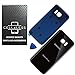 CELL4LESS Compatible Back Glass Cover Back Battery Door w/Pre-Installed Adhesive Replacement for Samsung Galaxy S7 Edge OEM - All Models G935 All Carriers- 2 Logo - OEM Replacement (Black Onyx)