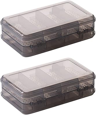 TOYANDONA Durchsichtige Kunststoff Aufbewahrungsbox Veranstalter Mini