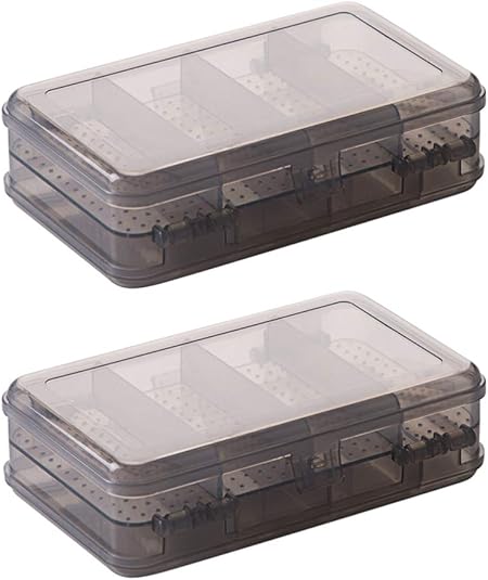 TOYANDONA Durchsichtige Kunststoff Aufbewahrungsbox Veranstalter Mini