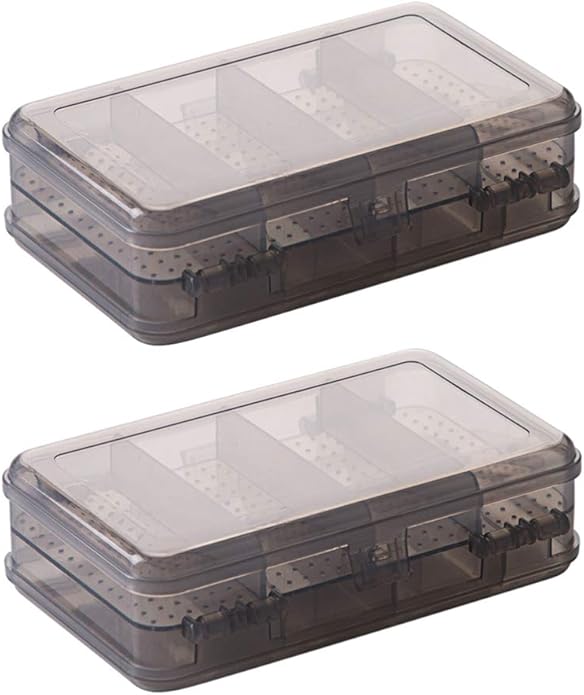 TOYANDONA Durchsichtige Kunststoff Aufbewahrungsbox Veranstalter Mini