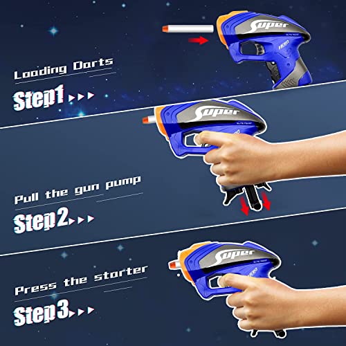 Elektrische Zielscheibe für Nerf Pfeilen, Bögen/Armbrüste mit Saugpfeile, Digitales Bewertung Ziel mit 2 Spielzeug Pistole,40 Schaumstoff Munition, Kinder Schießspiel Geschenk Jungs Mädchen ab 6 Jahre