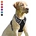 BARKBAY No Pull Dog Harness Front Clip Heavy Duty Reflective Easy Control Handle for Large Dog Walking(Black,M)