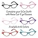 Hip Hop 50's Shop Kids Cat Eye Glasses (Baby-Toddler, black)