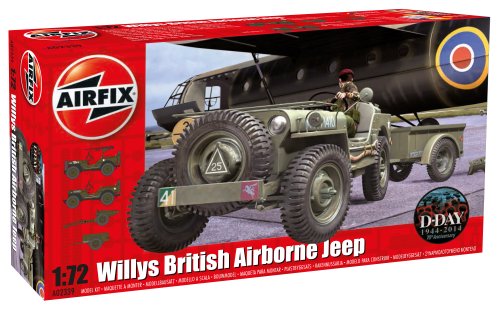 Airfix 1:72 Willys British Airborne Jeep Kit ()