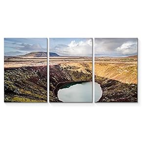 signwin 3 Piece Canvas Wall Art Beautiful Landscape...