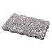Genteele Non-Slip Memory Foam Shaggy Bathroom Mat, Water Absorbent, Super Plush Bath Mat, Washable Bathroom Rug (17