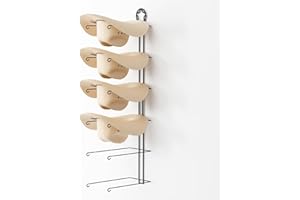 Ackitry Cowboy Hat Rack, 6 Pieces Cowboy Hat Holder Hangers with Decorative Star, DIY Western Hat Display Rack Wall Mount, Black Cowboy Hat Organizer Storage for Cowboys, Cowgirls, Western Gifts