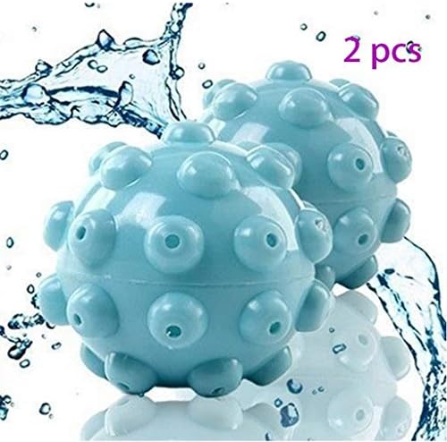 Adoudou Dryer Balls Laundry,Wrinkle Remover Ball Releasing Fabric Softening Steamy Ball,Laundry Dryer Fabric Ball, Reduces Wrinkles & Drying Time,2 Pack [Energy Class A]
