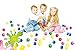 POCO DIVO 400 Pit Balls Crush-Proof BPA Free Plastics Ball 5-Color Kids Play Non-Toxic Wonder Ball with Mesh Bag