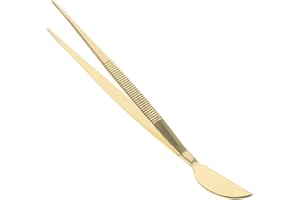 Toddmomy Bonsai Tools Set with Stainless Steel Tweezers and Garden Scraper for Soil Loosening and Moss Care,