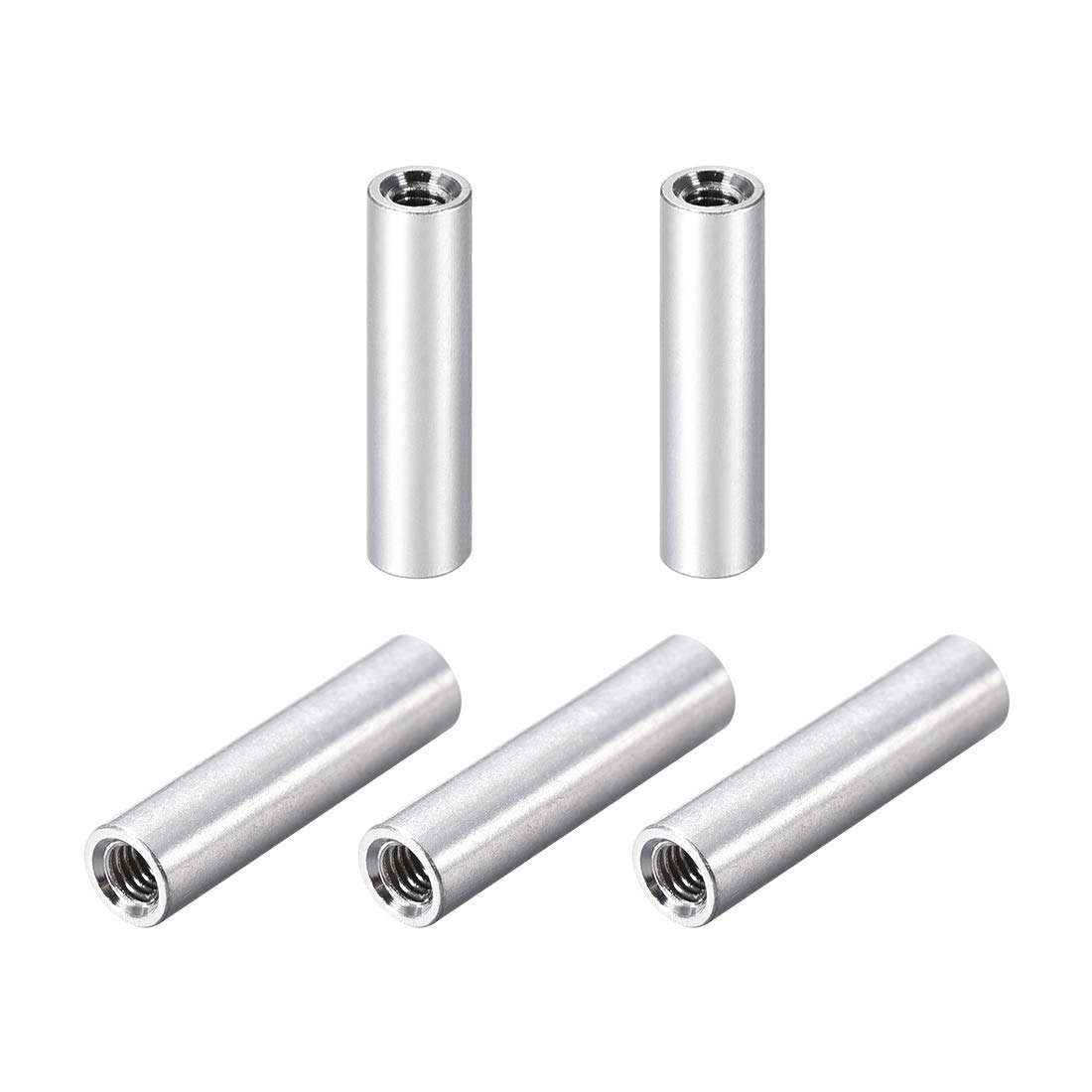 uxcell 5 Pcs M3x20mm Round Aluminum Standoff Column