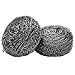 Hulless 1.5 oz Stainless Steel Sponges Kitchen Scouring Cleaners 6 Pcs Cleaning Ball Scouring Pads for Kitchen Utensil Cleaning.