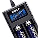 Speedy Battery Charger,Universal Smart Rechargeable Battery Charger for AA AAA C Li-ion IMR 18650 26650 21700 14500 16340 18500 10440 18350 17670 Ni-MH Ni-Cd, USB Cable & Upgraded LCD Display