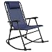 Best Choice Products Foldable Zero Gravity Rocking Mesh Patio Recliner Chair w/Headrest Pillow, Blue primary