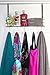 SLH Over The Door Hooks with Shelf, Chrome Finish