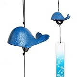 Oavand Japanese Bless Whale Small Wind Chimes