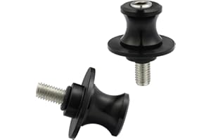 2 PCS Swing Arm Spool, 8/10mm Motorcycle CNC Rear Stand, Swing Arm Spool Sliders Stand Swing arm Bobbins Compatible for Ducat