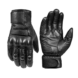Leren motorhandschoenen waterdicht en winddicht winter warm zomer ademend aanraakbediening motorfiets vuist handpalm…
